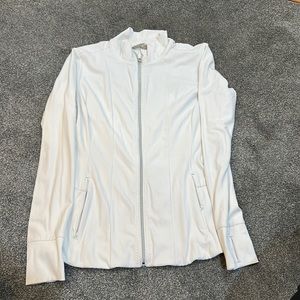 Athleta White Athletic Jacket